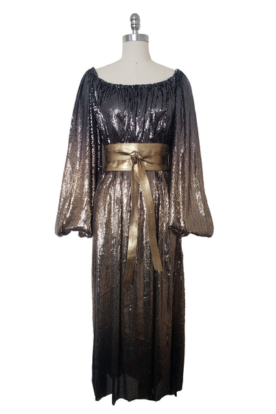 Florence Dress in Ombre Sequins