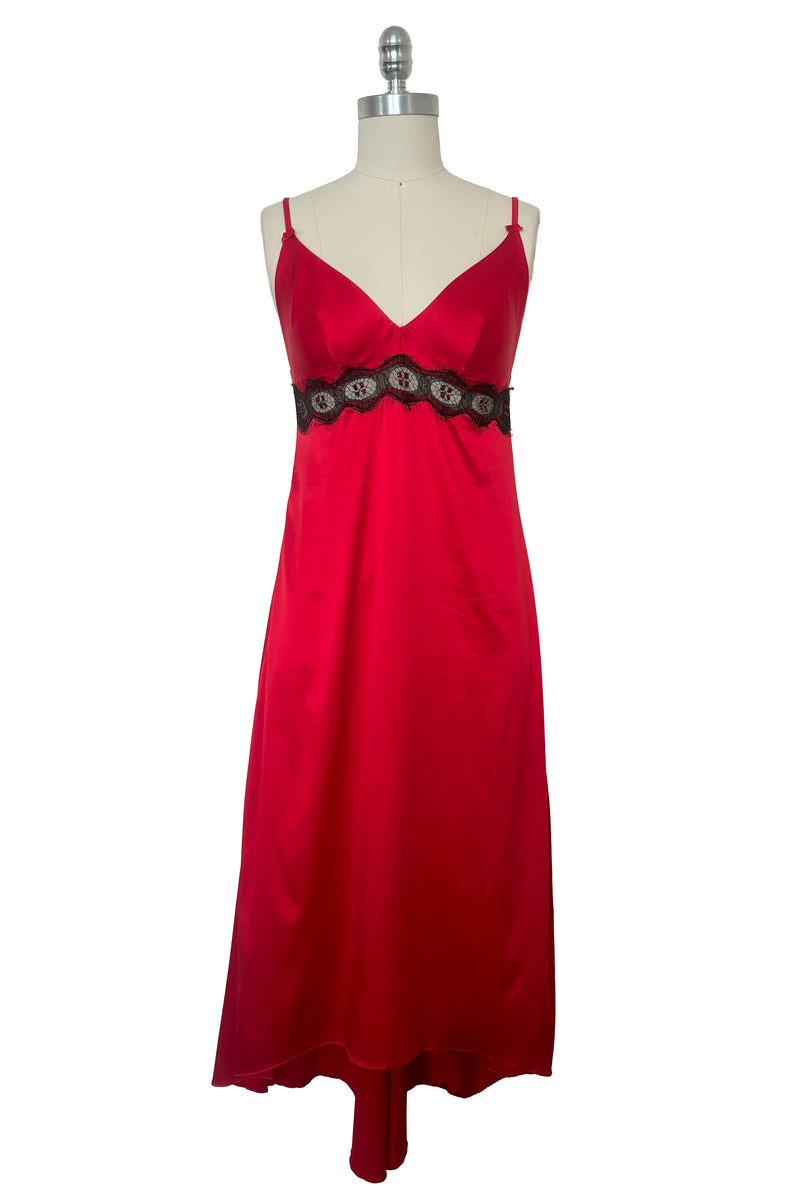 NWOT 2000s Vintage Siren Nightgown in Ginger Red Satin by Spoylt, Extr –  Leslie Courreges