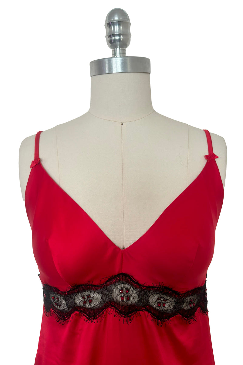 NWOT 2000s Vintage Siren Nightgown in Ginger Red Satin by Spoylt, Extr –  Leslie Courreges