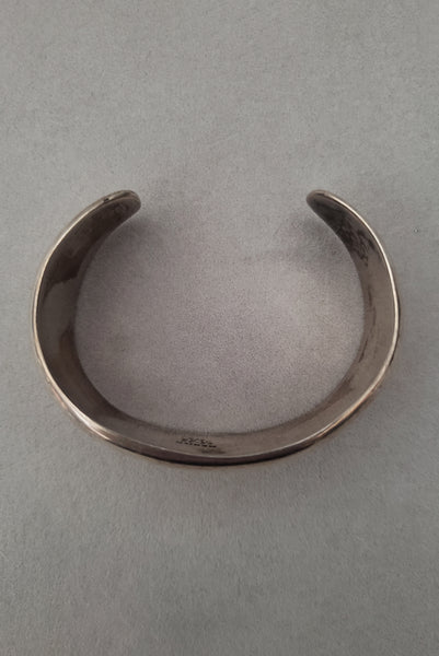 1980s Vintage Taxco Sterling Silver Cuff Bracelet