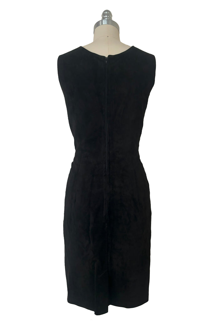 bagatelle leather dress Bagatelle City Dress Leather Panel Stretch Sleeveless Black Size Large L