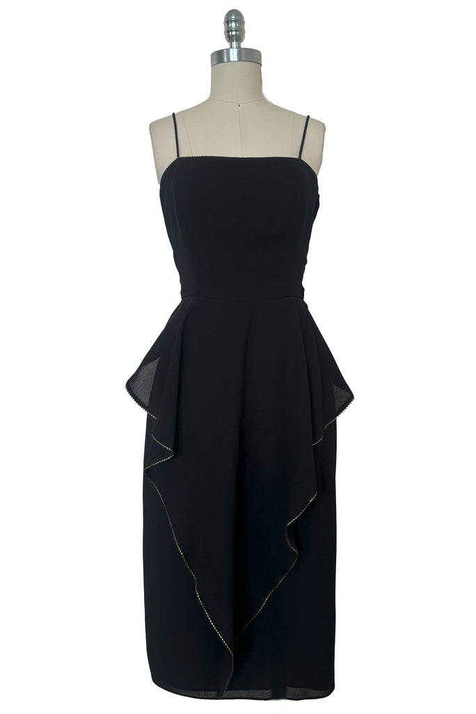 1970s little black dress Cocktail Black 1970s Vintage Dresses for Women for sale