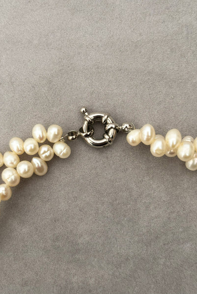 1980s Vintage Amethyst and Freshwater Pearl Necklace